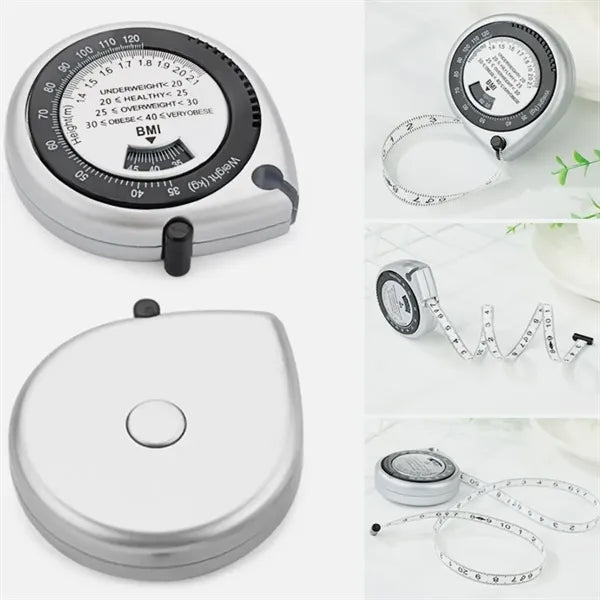 Retractable BMI Health Tape Measure with Body Fat Monitor