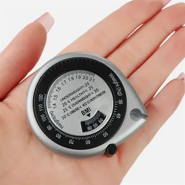 Retractable BMI Health Tape Measure with Body Fat Monitor