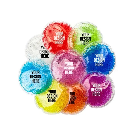 Small Circle Gel Bead Hot/Cold Pack