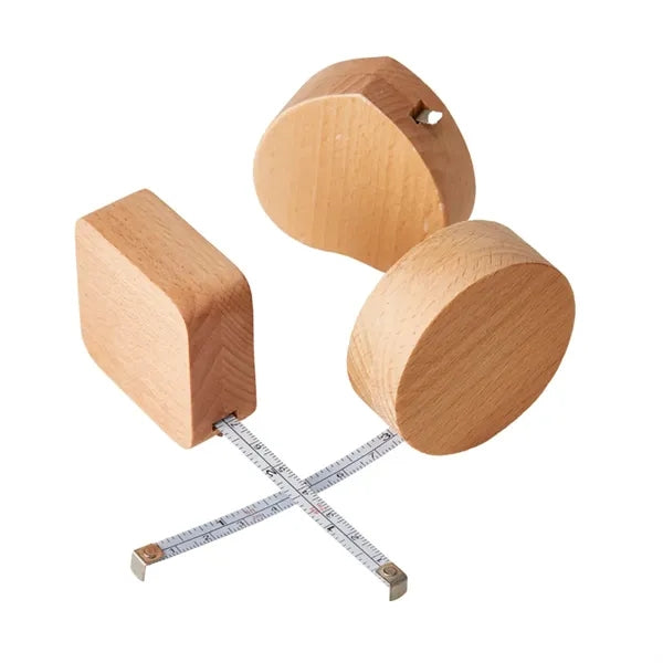 Premium Wooden Case Steel Tape Measure for Accurate Work