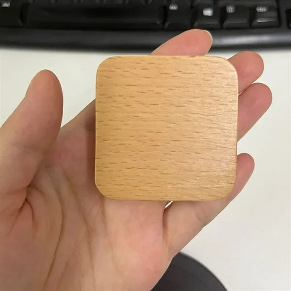 Maple Wood Case Steel Tape Measure Metric