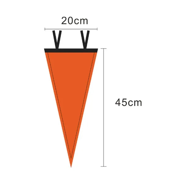 Custom Felt Pennant Flag with Hanging Ties