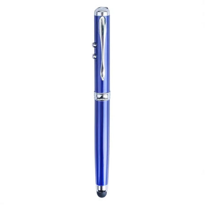 Plcard 4-in-1 LED Laser Pointer Stylus Metal Ballpoint