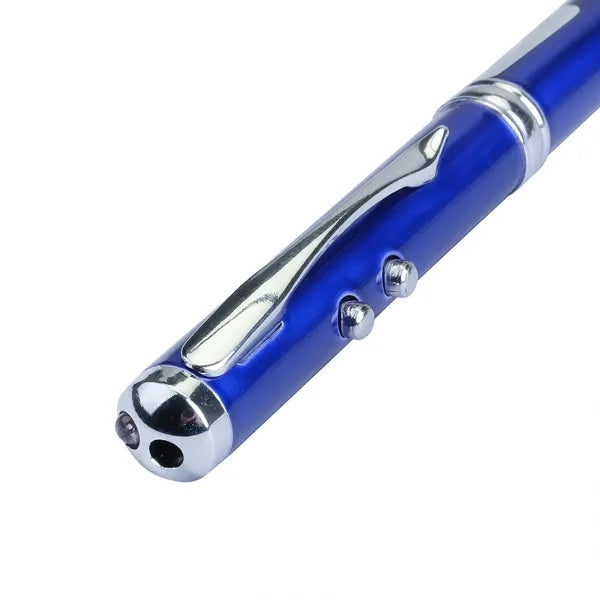 Plcard 4-in-1 LED Laser Pointer Stylus Metal Ballpoint