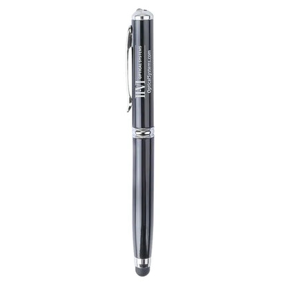 Plcard 4-in-1 LED Laser Pointer Stylus Metal Ballpoint