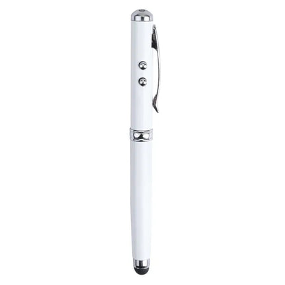 Plcard 4-in-1 LED Laser Pointer Stylus Metal Ballpoint