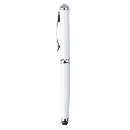 Plcard 4-in-1 LED Laser Pointer Stylus Metal Ballpoint