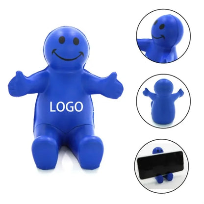 Customizable Smiling Character Phone Stand