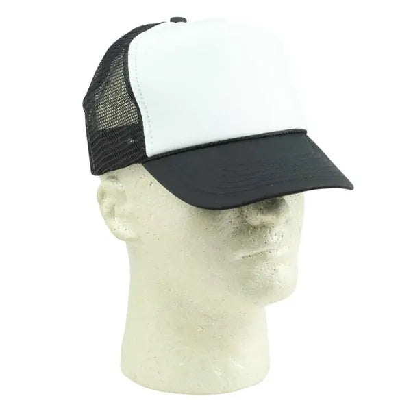 Customizable Flat Bill Mesh Back Trucker Hat