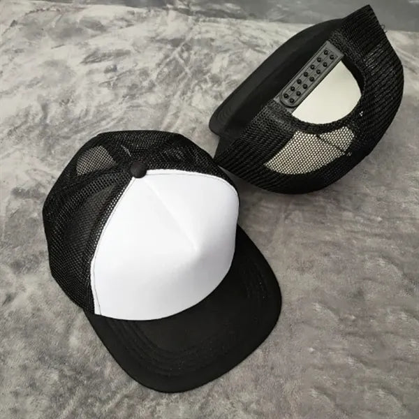 Customizable Flat Bill Mesh Back Trucker Hat