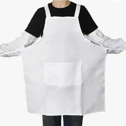Custom Polyester Apron With Pocket Adjustable Cooking Bib