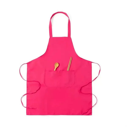 Custom Polyester Apron With Pocket Adjustable Cooking Bib