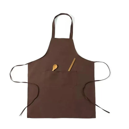 Custom Polyester Apron With Pocket Adjustable Cooking Bib
