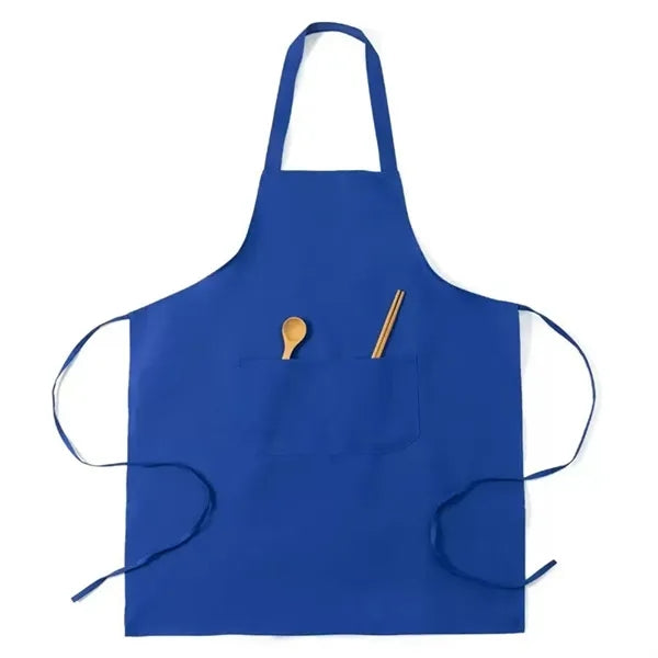 Custom Polyester Apron With Pocket Adjustable Cooking Bib