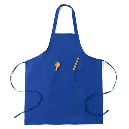 Custom Polyester Apron With Pocket Adjustable Cooking Bib