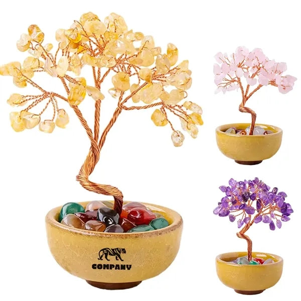 Crystal Stones Money Tree