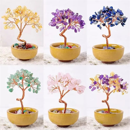 Crystal Stones Money Tree