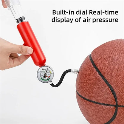 Ball Air Pump with Pressure Gauge