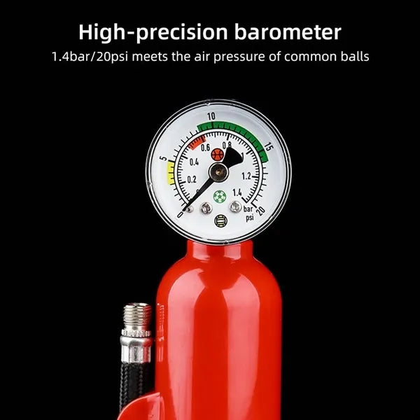 Ball Air Pump with Pressure Gauge