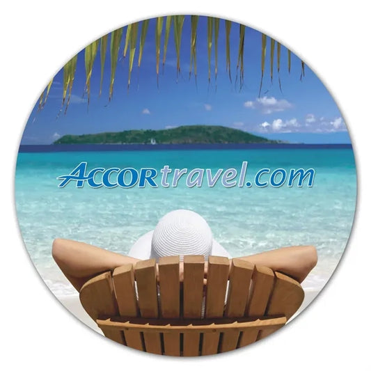 Circle Removable Adhesive Mouse Pad / Counter Mat