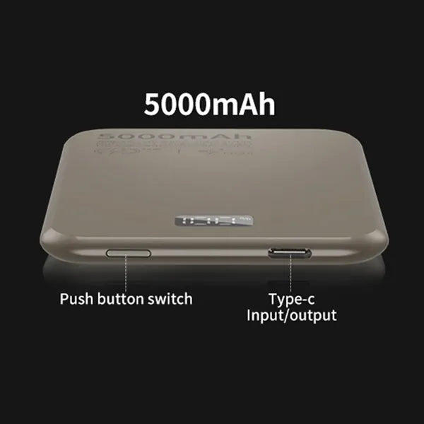Digital Display 5000mAh Magnetic Wireless Charger
