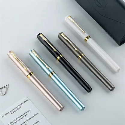 Luxury Metal-Finish Gel Pen