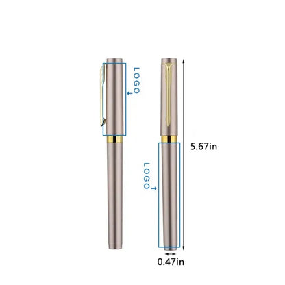 Luxury Metal-Finish Gel Pen