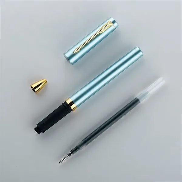 Luxury Metal-Finish Gel Pen