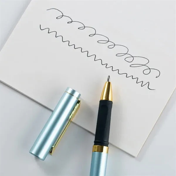 Luxury Metal-Finish Gel Pen