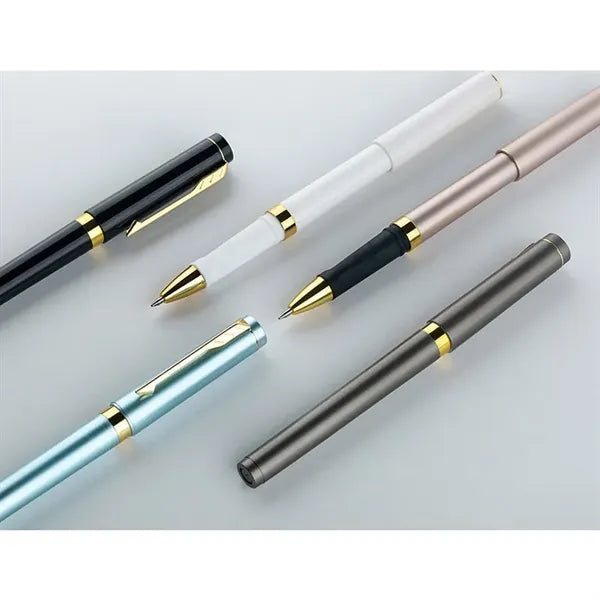 Luxury Metal-Finish Gel Pen