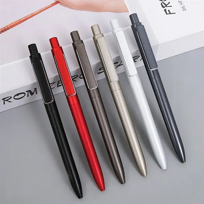 Luxury Metal-Finish Retractable Gel Pen
