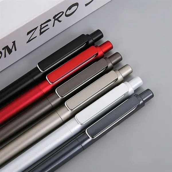 Luxury Metal-Finish Retractable Gel Pen