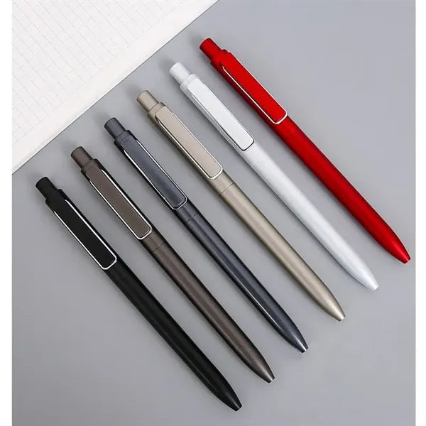 Luxury Metal-Finish Retractable Gel Pen