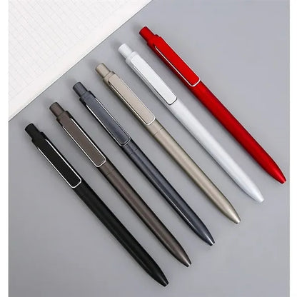 Luxury Metal-Finish Retractable Gel Pen