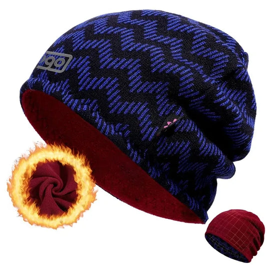 Reversible Winter Beanie Hat