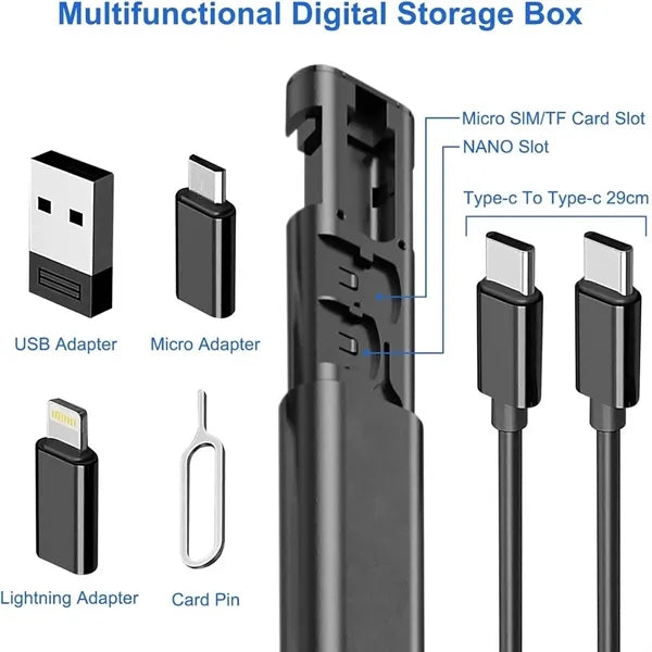 Multi USB Charging Adapter Cable Kit