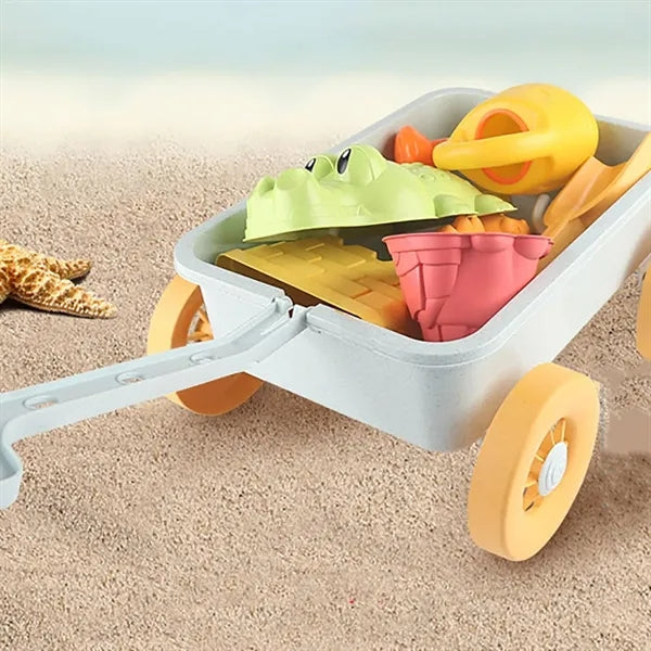 Durable Kids' Pull-Along Sand Play Cart
