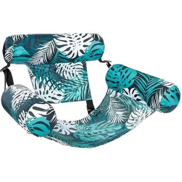 Inflatable Heavy Duty Sunbathing Floating Pool Lounge Chair