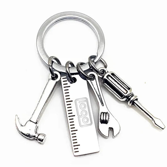 Mini Tool Shape Stainless Steel Keychain