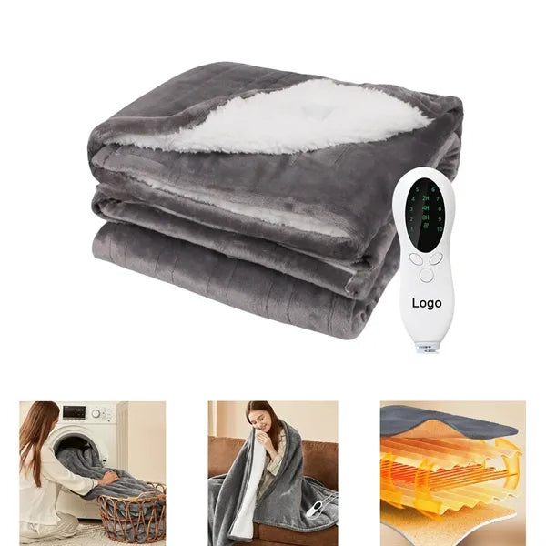 10 Heat Level Heated Blanket Electric Throw