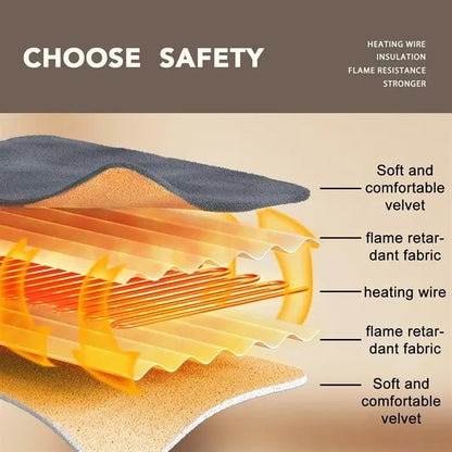 10 Heat Level Heated Blanket Electric Throw