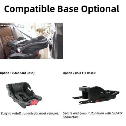 Infant Car Seat Carrier - Portable Newborn Safety Holder