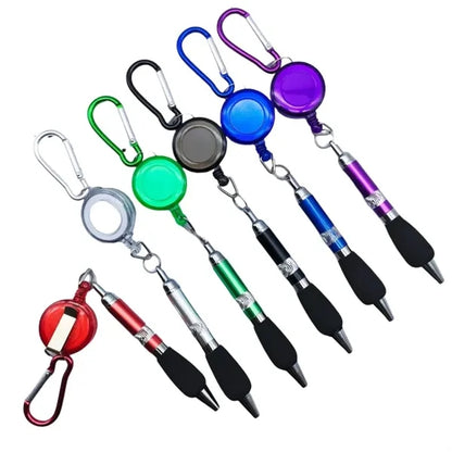 3-in-1 Retractable Badge Reel Pen