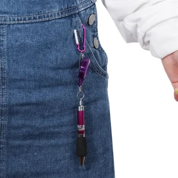 3-in-1 Retractable Badge Reel Pen