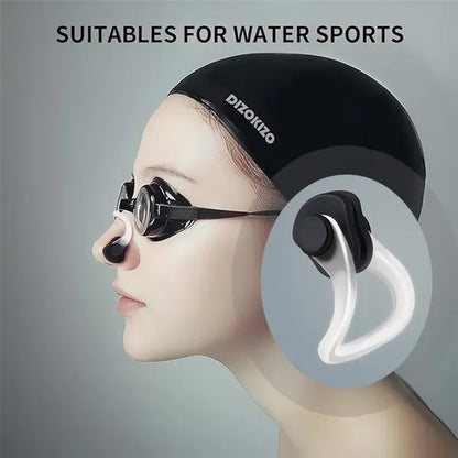 Swimming Ear Plugs And Nose Clip Set Diving Surfing