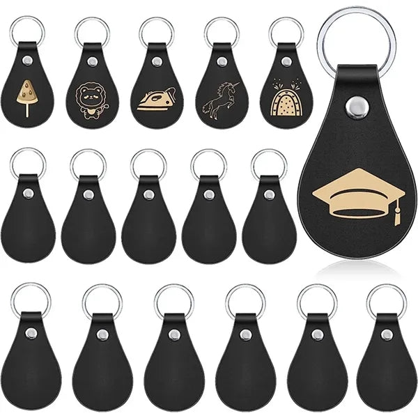 Pearl Leather Keychain