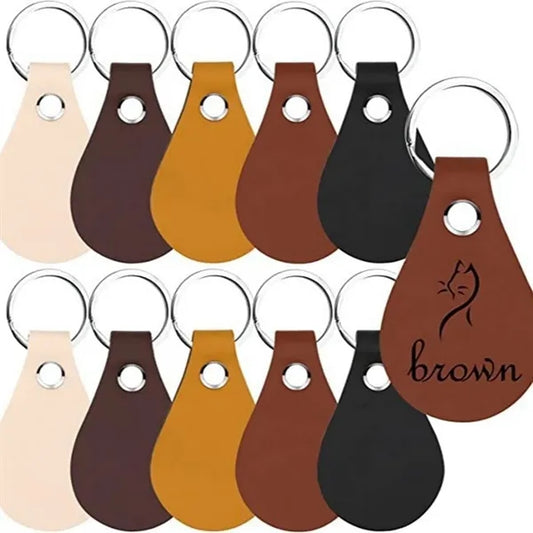 Pearl Leather Keychain