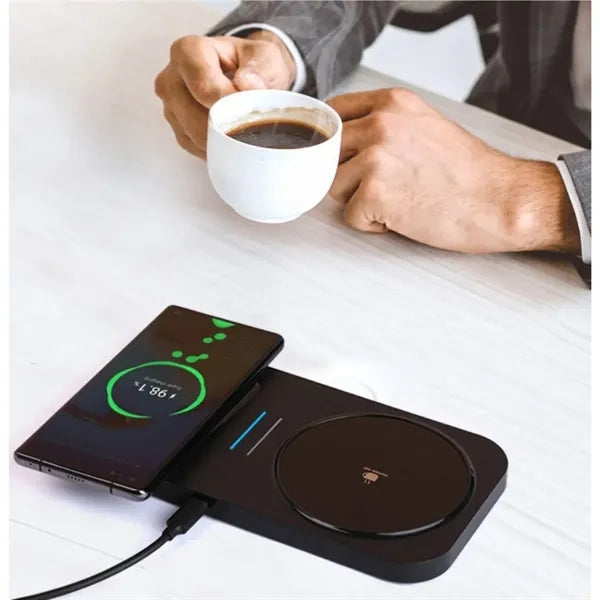 4-in-1 Cup Warmer Mug Keep Warm Pad with Wireless Charge