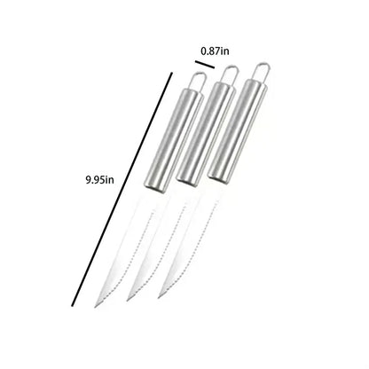Durable 26 Piece Stainless Steel BBQ Grill Tool Set In Case