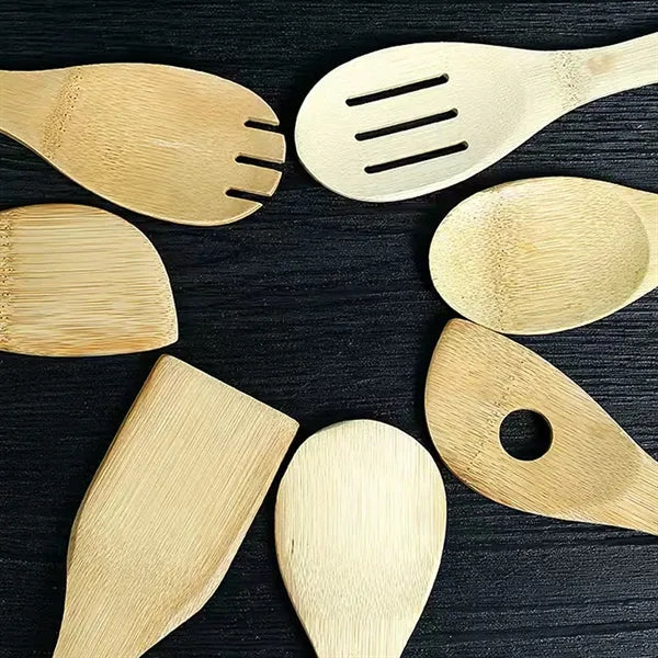 Natural Eco Friendly Bamboo Cooking Spatula Spoon Utensil